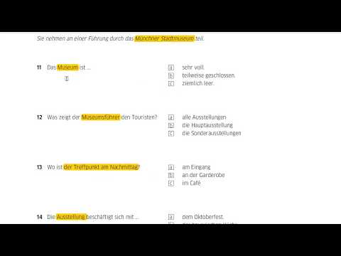 Видео: Экзамен по немецкому B1 Goethe-Zertifikat B1 АУДИРОВАНИЕ HÖREN информация