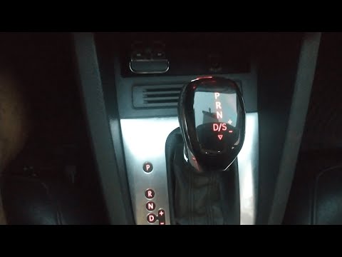 Видео: Ручка АКПП с LED подсветкой для VW/Skoda/Seat/Audi