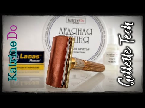 Видео: Gillette Tech Fat Handle Gold, KatrineDo - тест