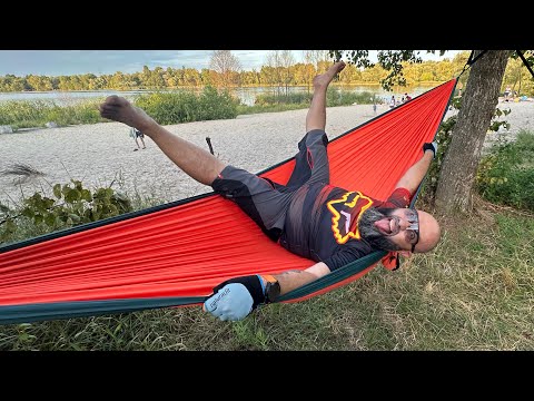 Видео: "Велоприключения и расслабон на пляже: Тестируем гамаки в реальных условиях!"