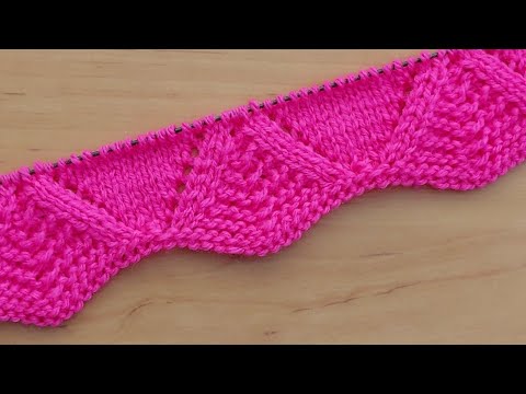 Видео: Красивая кайма для новой кофточки, туники.