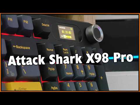 Видео: Почти полноразмерная мечта за 4к с роллером и экранчиком - Attack SHark X98Pro #AttackSHark