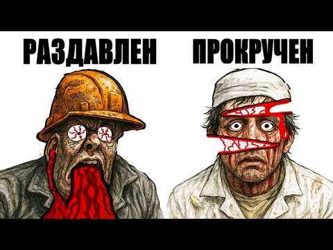 Видео: Самые БОЛЕЗНЕННЫЕ СМЕРТИ на работе (по отраслям)
