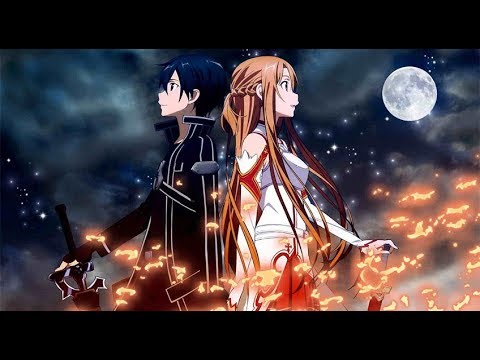 Видео: Amv: Мастера меча онлайн/Sword Art Online [MiyaGi-до неба]-клип