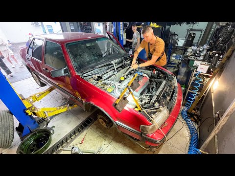 Видео: МОТОР С ПОМОЙКИ ЗА 15К НА ТУРБО SAAB! STAGE 2 ЕГО УБЬЁТ?