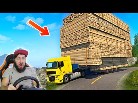 Видео: ЭТО САМЫЙ БОЛЬШОЙ ГРУЗ на ГОРНОЙ ДОРОГЕ - EURO TRUCK SIMULATOR 2 MODS