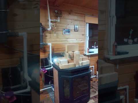 Видео: Печь Камин +с водяным  (нюансы). www.santguru.ru
