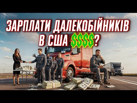 Видео: СКІЛЬКИ ЗАРОБЛЯЮТЬ ДАЛЕКОБІЙНИКИ В США? Реальні цифри 2025 року!