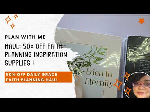 Видео: Планируйте вместе со мной | Скидка 50% на доставку | Вдохновение для планирования веры