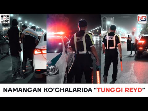 Видео: НАМАНГАН КЎЧАЛАРИДА "ТУНГГИ РЕЙД"
