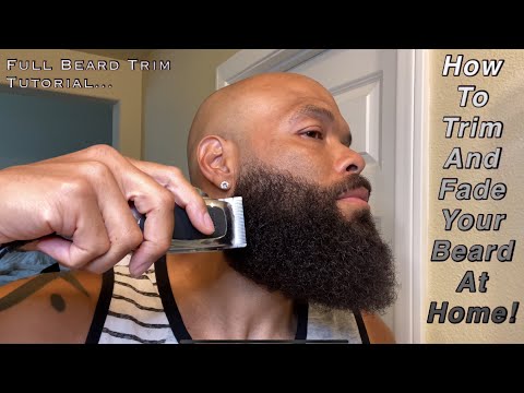 Видео: Как подстричь и сделать фейд бороды дома / Полное руководство по стрижке бороды
