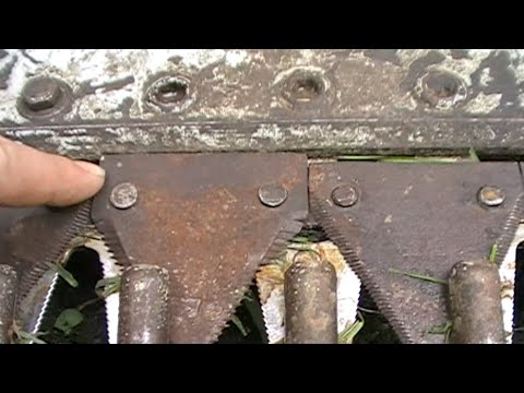 Видео: Косилка МФ70. Доводим до ума полотно и пробуем косить