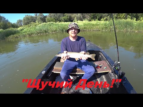 Видео: "Щучий день!", рыбалка на реке "Дон". (Хороший улов).
