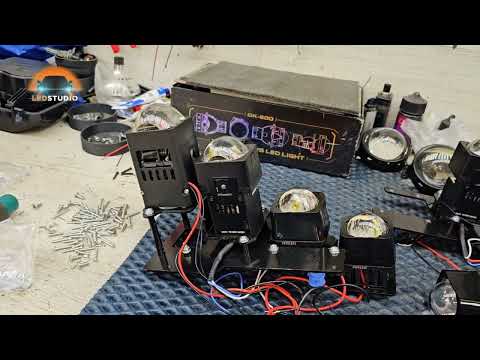 Видео: Geely Tugella модернизация фар в Ledstudio