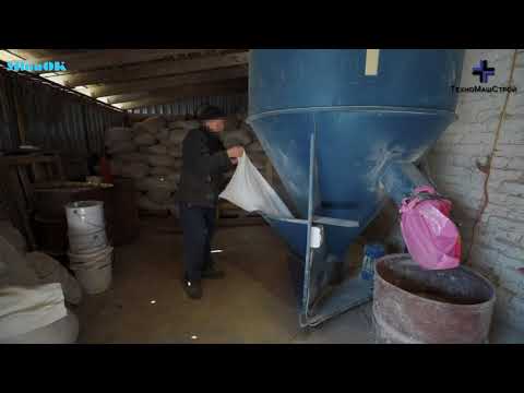 Видео: Зернодробилка KRAFT 11 и кормосмеситель КС 1000 смеситель для сухих кормов