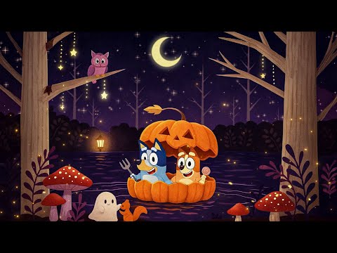 Видео: Жутковатая ночь Хэллоуина с Bluey & Bingo 🎃🎶 Мягкое пианино, чтобы отключиться, выдохнуть и легко...