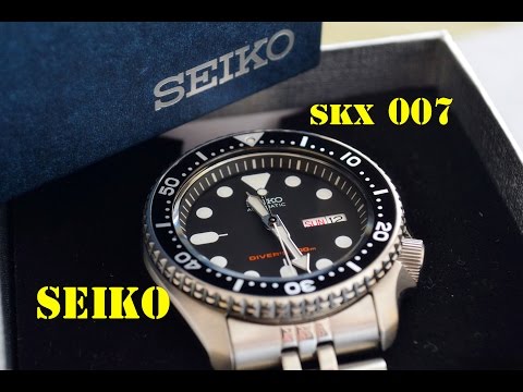 Видео: SEIKO skx007 распаковка и первый взгляд