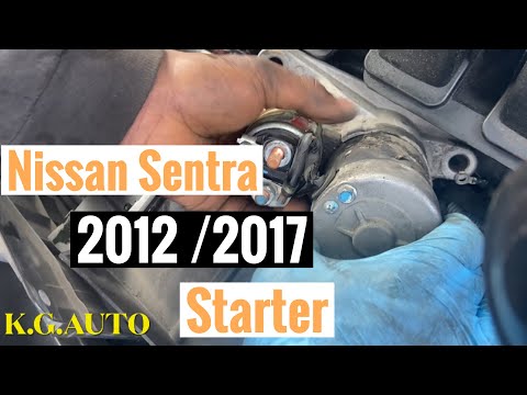 Видео: Замена стартера Nissan Sentra 2012 / 2018