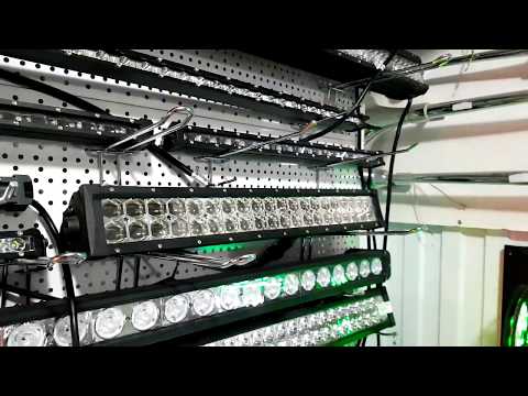 Видео: Светодиодная балка на передний номер