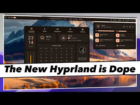 Видео: ЭТО НОВАЯ НАСТРОЙКА ARCH LINUX HYPRLAND (при участии DANK Material Shell)