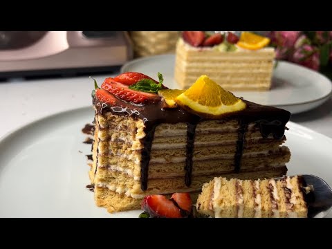 Видео: Балды торт қазақша рецепт. Медовый торт с кремом дипломат и шоколадной глазурью. Медовик