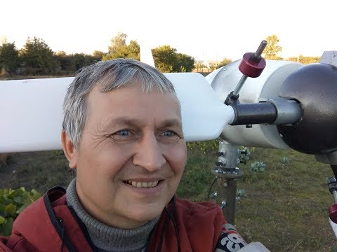 Видео: Ветрогенератор ПАНДА, первый запуск