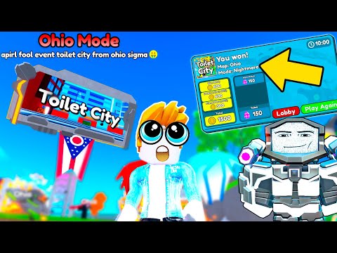 Видео: КАК ПОБЕДИТЬ В OHIO MODE В TOILET TOWER DEFENSE
