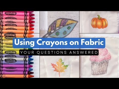 Видео: Как использовать мелки на ткани? Ответы на ваши вопросы | Смывается ли рисунок? Другие способы пе...