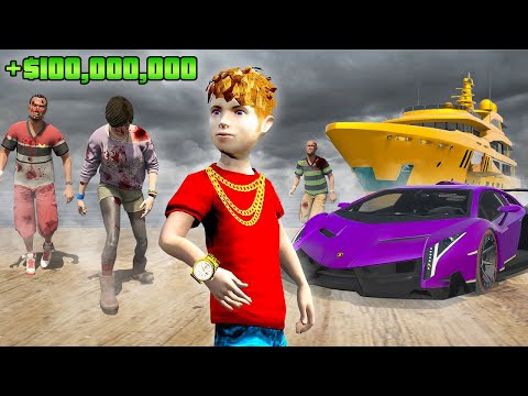 Видео: ЗОМБИ В ГТА 5, НО Я БОГАТЫЙ РЕБЕНОК! ГТА 5 ОНЛАЙН (GTA 5 ONLINE)