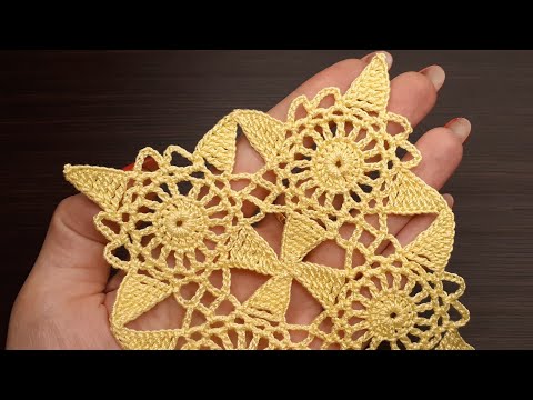 Видео: Простой АЖУРНЫЙ КВАДРАТНЫЙ МОТИВ вязание крючком мастер-класс How to Crochet for Beginners