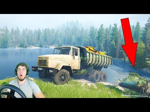 Видео: НАШЕЛ УТОПЛЕННЫЙ БТР В БОЛОТЕ - СПАСАЕМ в SPINTIRES