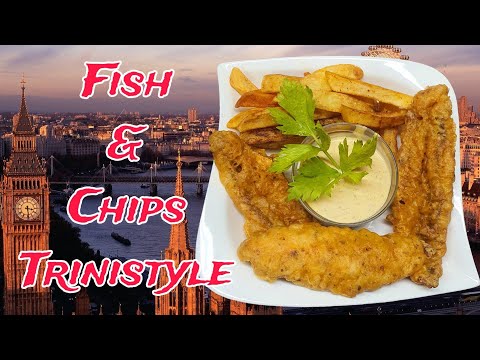 Видео: Как приготовить рыбу с картофелем фри по-тринистайлски 🇹🇹