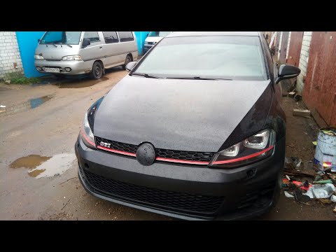 Видео: Volkswagen Golf 7 GTI. Спасаем номер кузова , разборка подвески , часть первая.