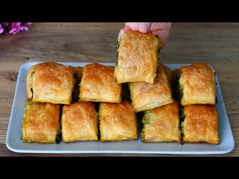 Видео: Каждый раз, когда я покупаю шпинат, я всегда готовлю по этому рецепту. 👆Просто мука + горячая вода