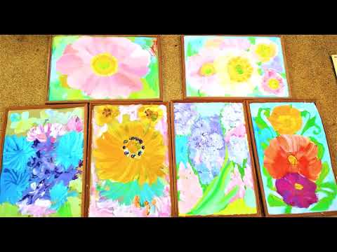 Видео: exhibition of paintings FLOWERS-the life of a bee THE ROAD of Flowers,жизнь пчелы - ДОРОГА Цветов
