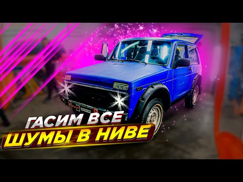 Видео: Полный комплект для шумоизоляции Нивы