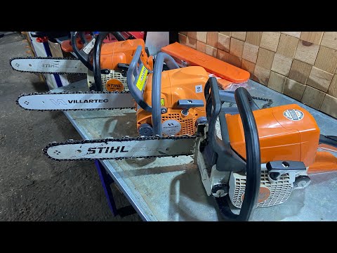 Видео: STIHL MS 180 VS VILLARTEC SB 018. STIHL MS 250 14000 оборотов нужно пиле для нормальной работы.