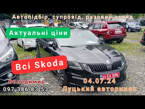 Видео: Луцький авторинок.04.07.24.Всі Шкоди