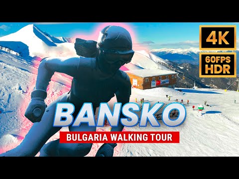 Видео: Ультимативная пешеходная экскурсия по Банско, Болгария 2025 в 4K HDR