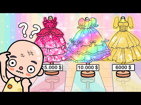 Видео: Бедная девочка хочет новое платье | История жизни Toca | Toca Boca