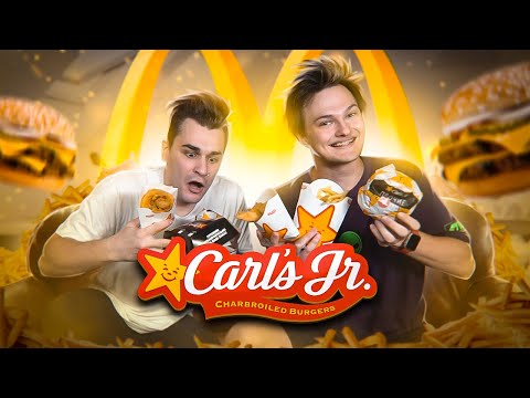 Видео: Carl’s Jr. - Пробуем пародии на McDonald’s ft Юлик