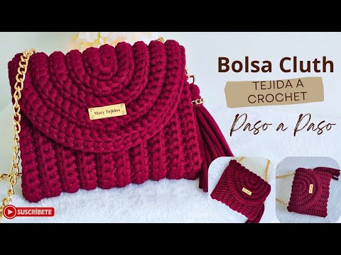 Видео: Элегантный клатч | Вязание крючком | 🔥Одиночный стежок | Пошаговое руководство