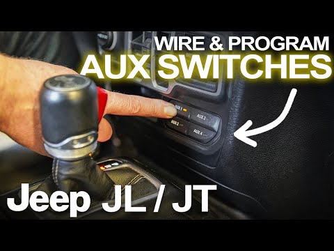 Видео: Как подключить и запрограммировать штатные переключатели Aux — Jeep Wrangler и Gladiator