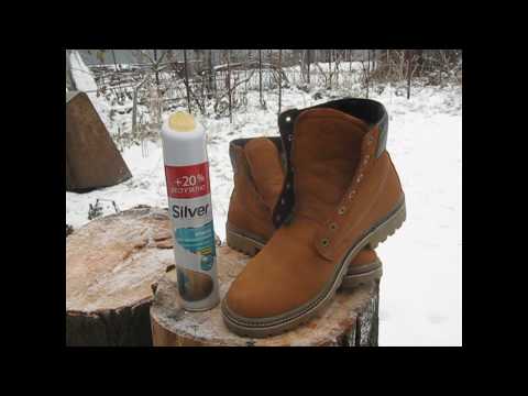 Видео: Супер пропитка для Timberland или пропитка обуви из замши и нубука!!!