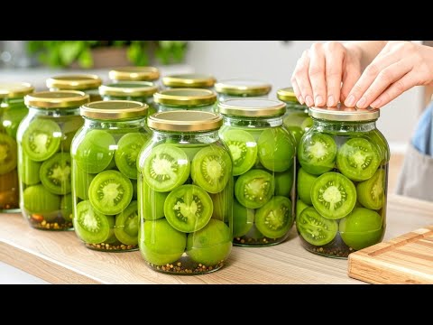 Видео: Я консервирую 30 банок зелёных помидоров, и всё равно мало! Вкуснее красных!
