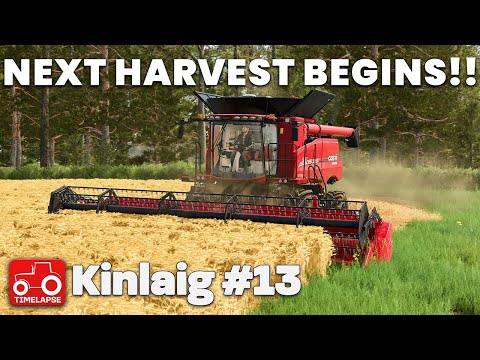Видео: УБОРКА ЯЧМЕНЯ, РАЗВИТИЕ ЗАМКА И ЗАГОТОВКА СЕНА!! Kinlaig FS25 Timelapse Farming Simulator 25 Эпиз...