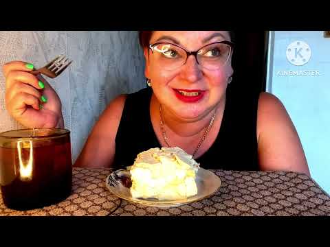 Видео: МУКБАНГ/МЕРЕНГОВЫЙ РУЛЕТ/