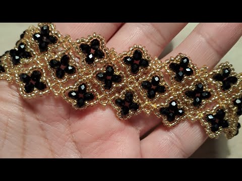 Видео: БИСЕРмен ХРУСТАЛЬдан  БРАСЛЕТ бисерден білезік жасау