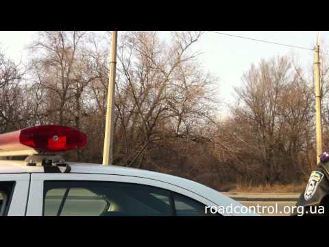 Видео: Элита ГАИ Киева в Запорожье
