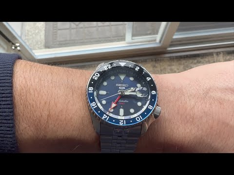 Видео: Посмотрите это, прежде чем покупать Seiko SSK003 GMT. Распаковка, размеры и первые впечатления от...